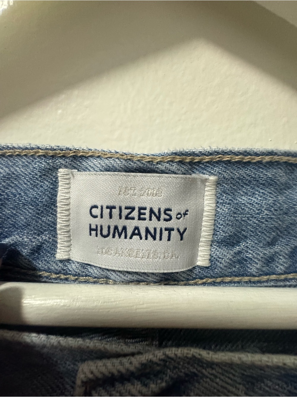 Only worn once! Citizens of Humanity Brynn Drawstring Trouser Jeans Blue Lace 27 - Picture 6 of 11